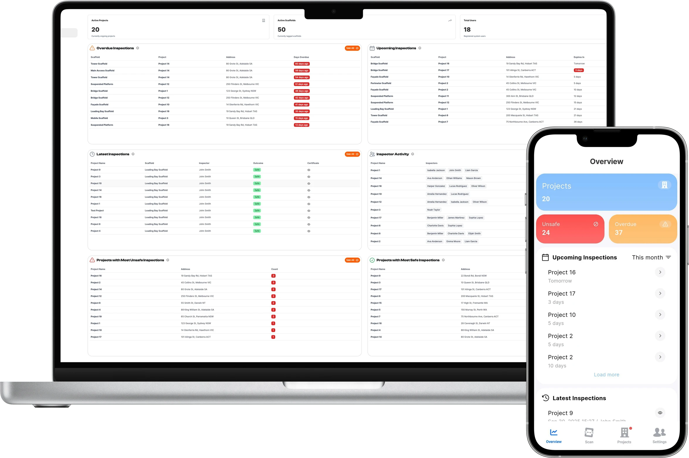 The Scafflinq app