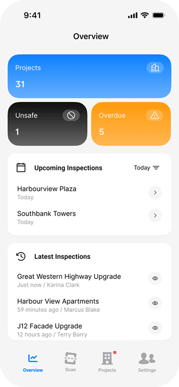 The Scafflinq app