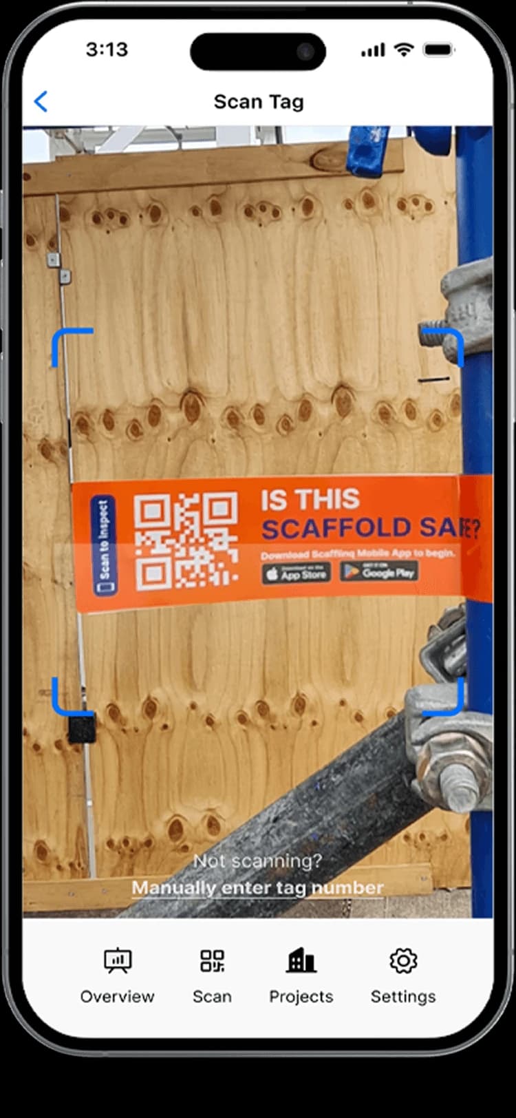The Scafflinq app